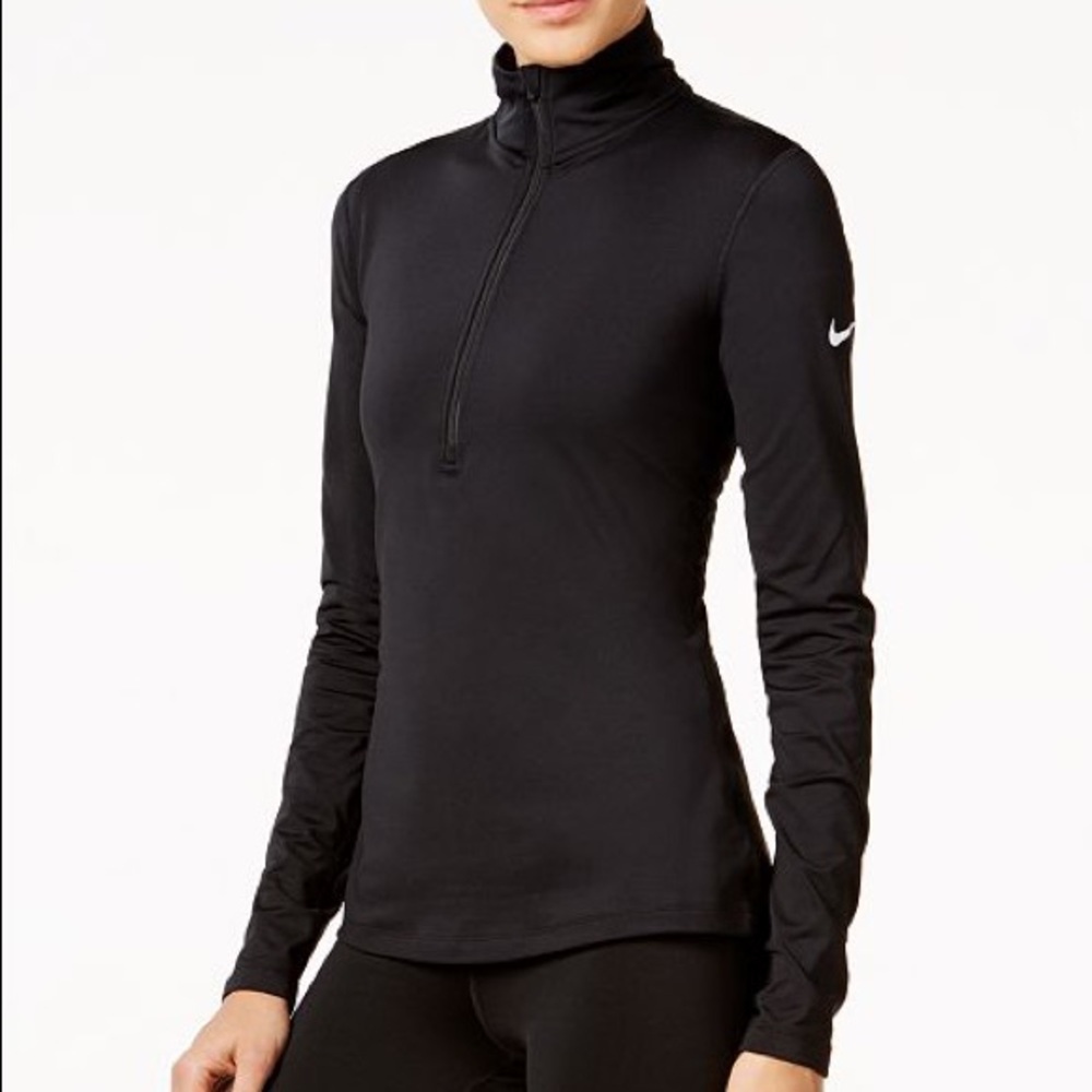 Nike Pro Warm Dri-FIT Fleece-lined Half Zip top